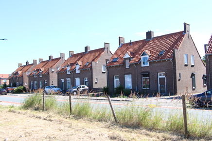 De oude woningen aan de Sweensstraat