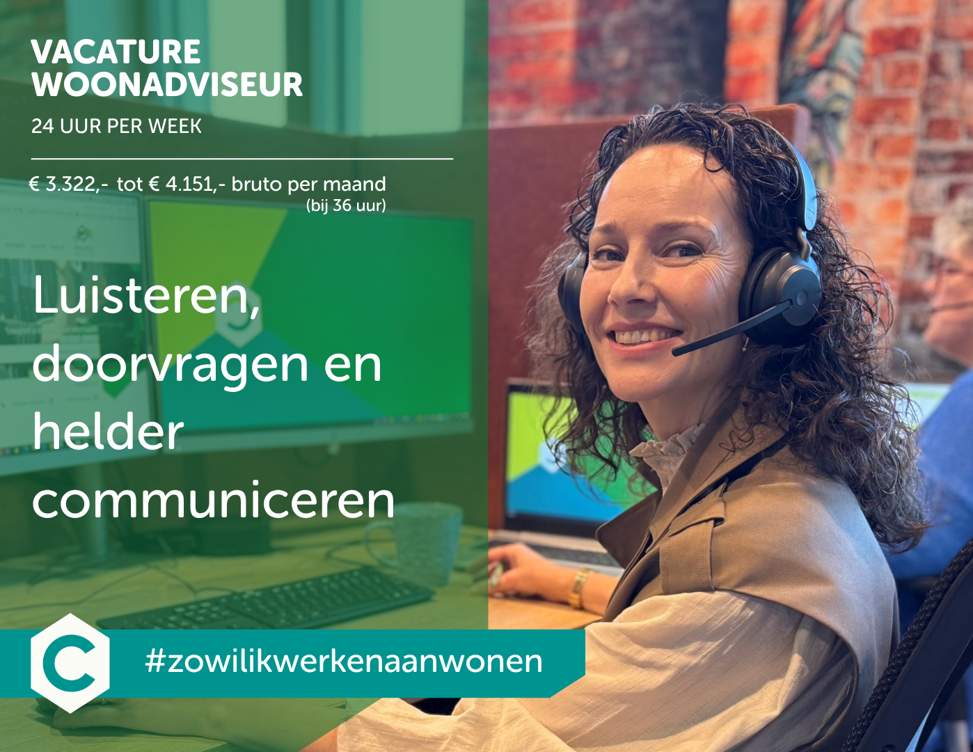 Vacature woonadviseur 2026